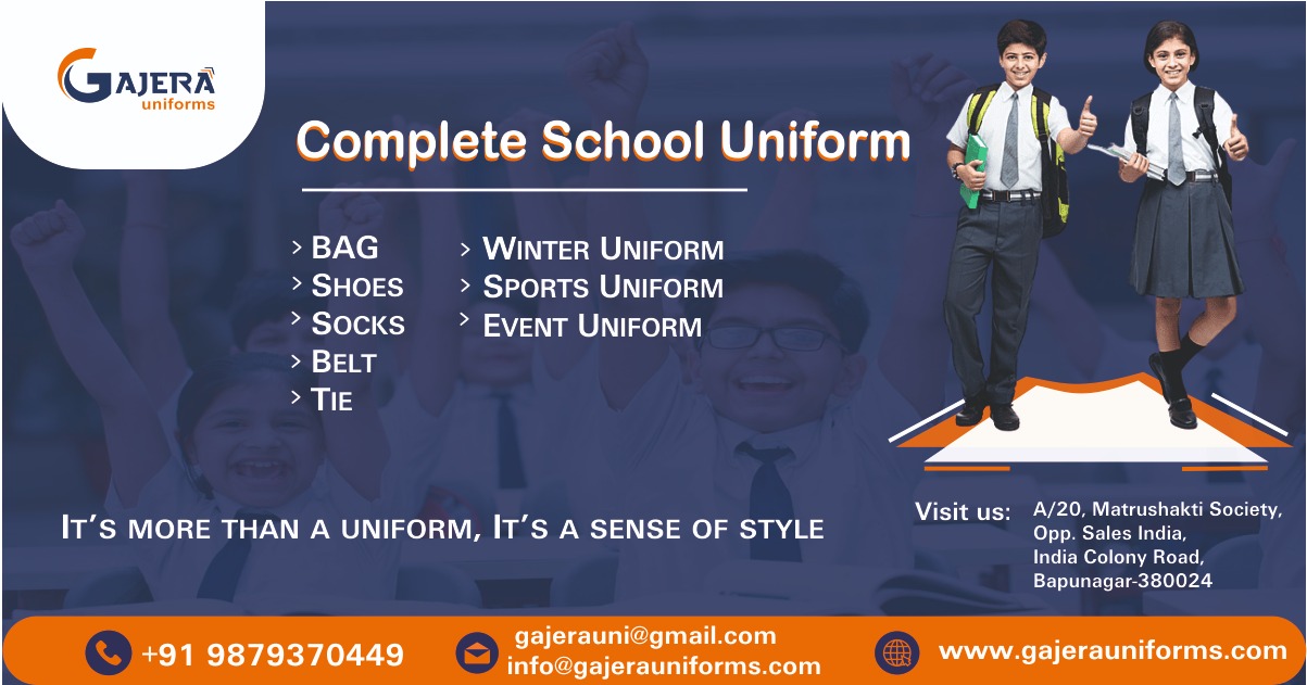 complete school uniform manufacturer in ahmedabad