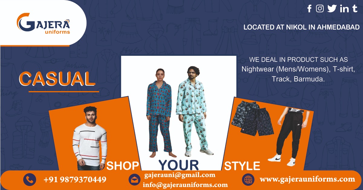 casual clothes manufacturer in Ahmedabad