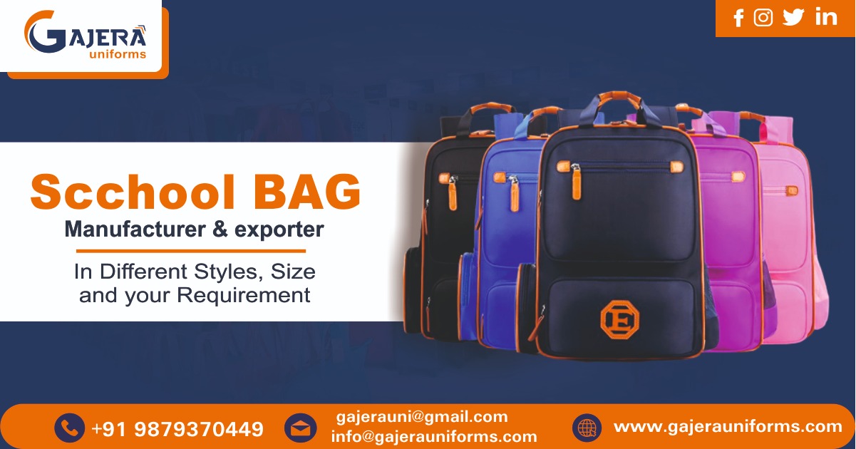 School Bag Manufacturer in Ahmedabad