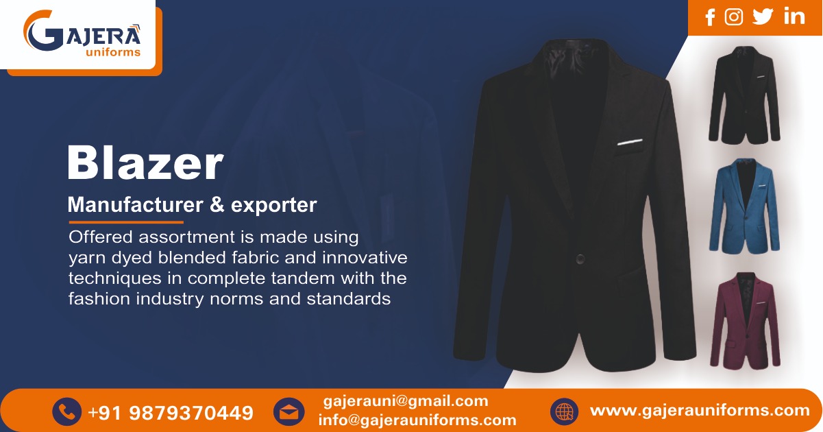Blazer Manufacturer in Ahmedabad