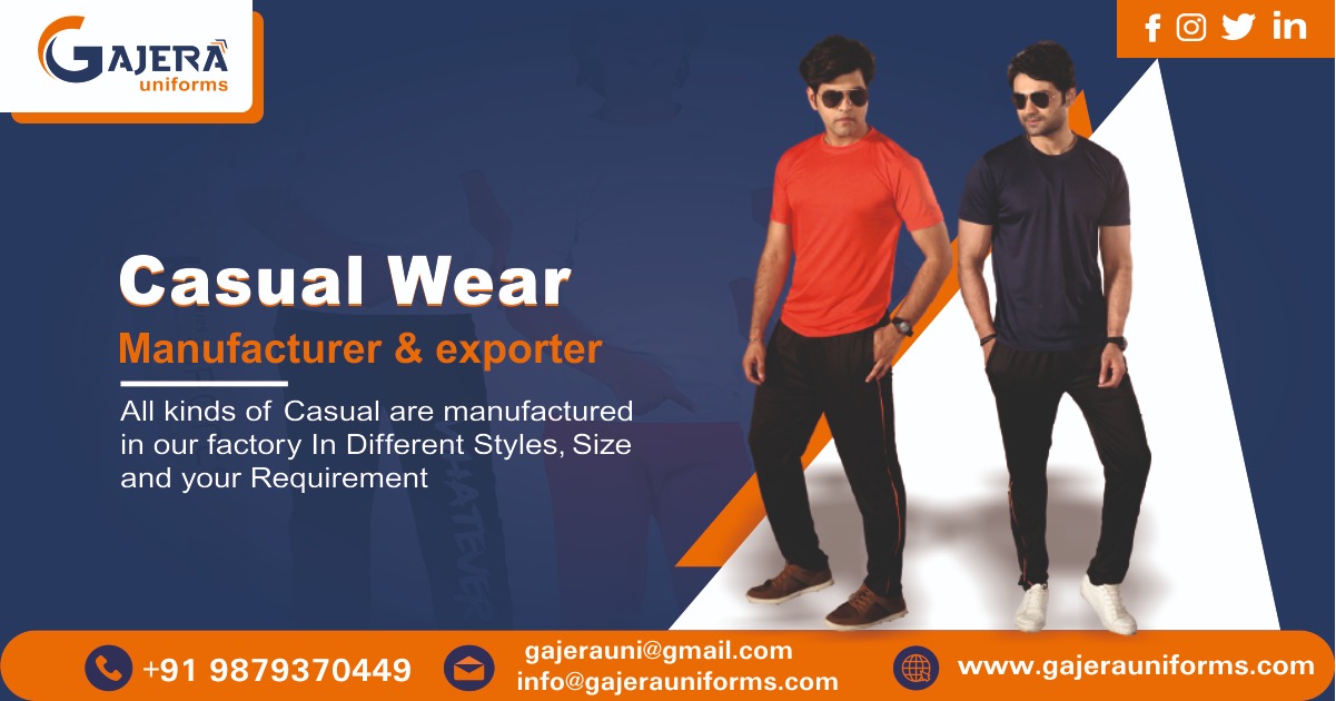 Casual Wear Manufacturer in Ahmedabad