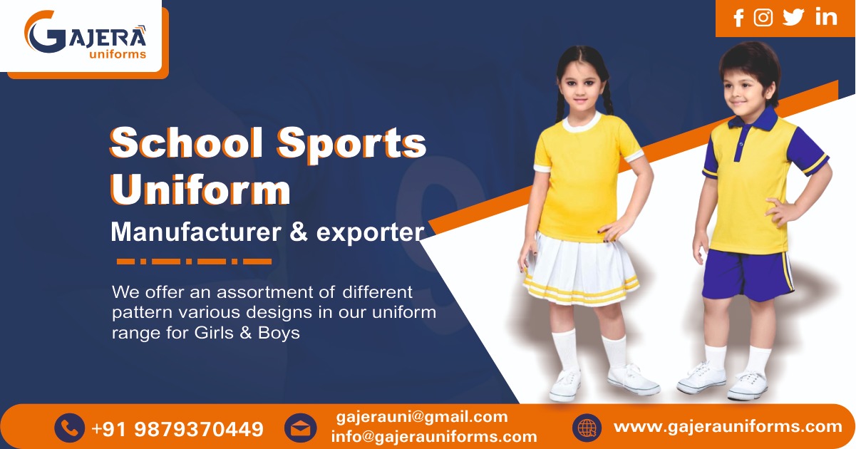 School Sports Uniform Manufacturer in Ahmedabad