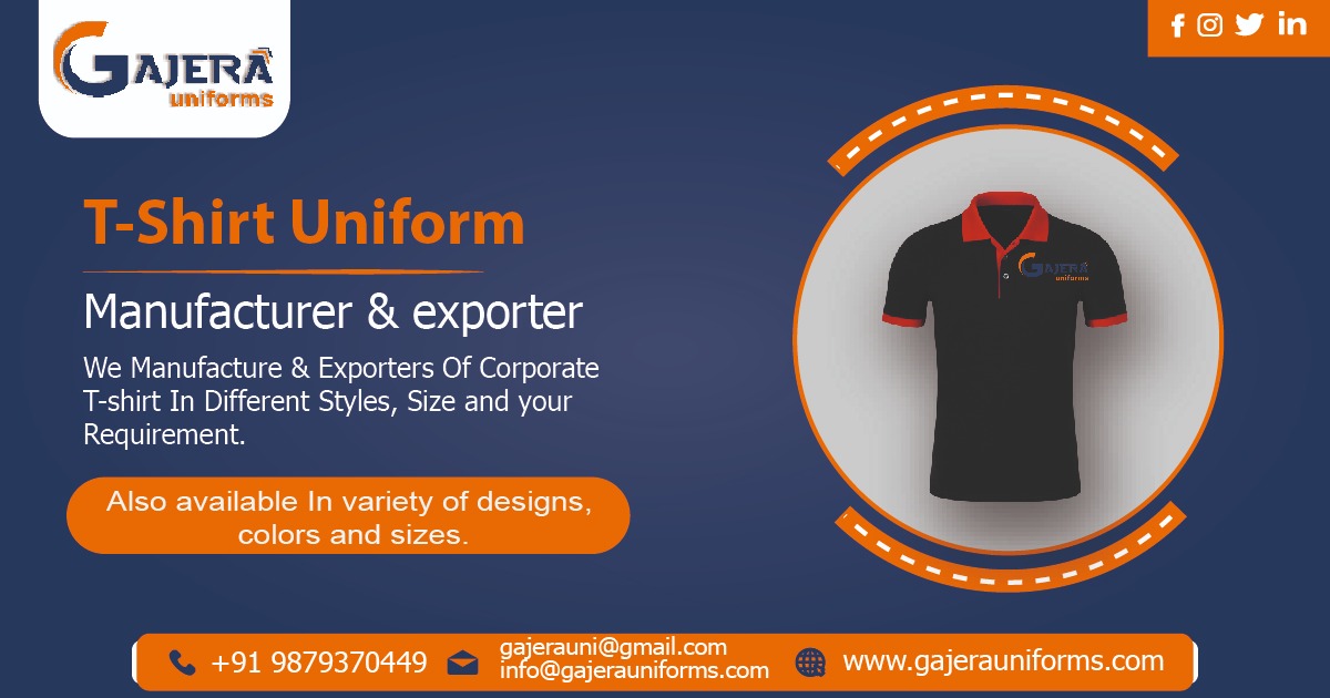 T-Shirt Uniform Manufacturer in Ahmedabad