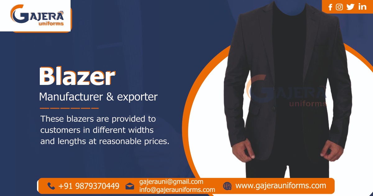 Blazer Manufacturer in Ahmedabad