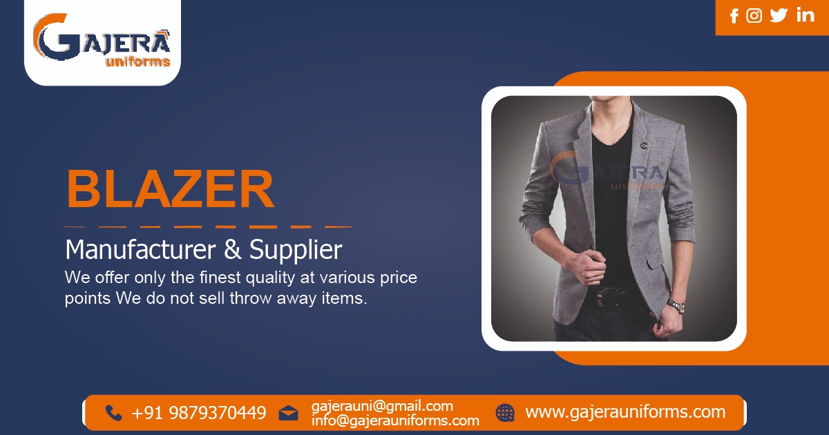 Blazer Manufacturer in Ahmedabad