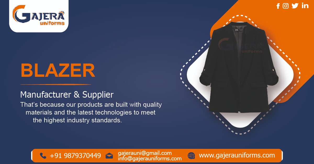 Blazer Manufacturer in Ahmedabad